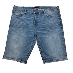 True Religion Rocco‎ Denim Shorts Mens 40 Blue Jean Relaxed Skinny